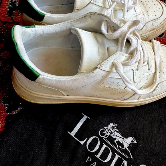 Men’s Loding Paris White Sneaker Shoes Size 41 - Picture 6 of 7